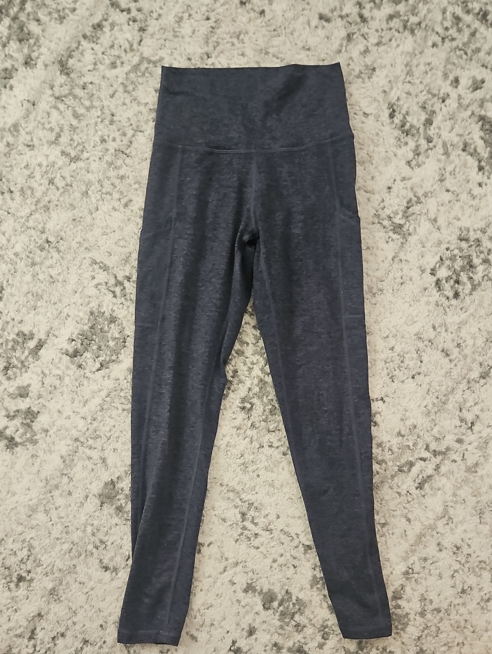 aerie High-Waist Leggings in Heather Navy